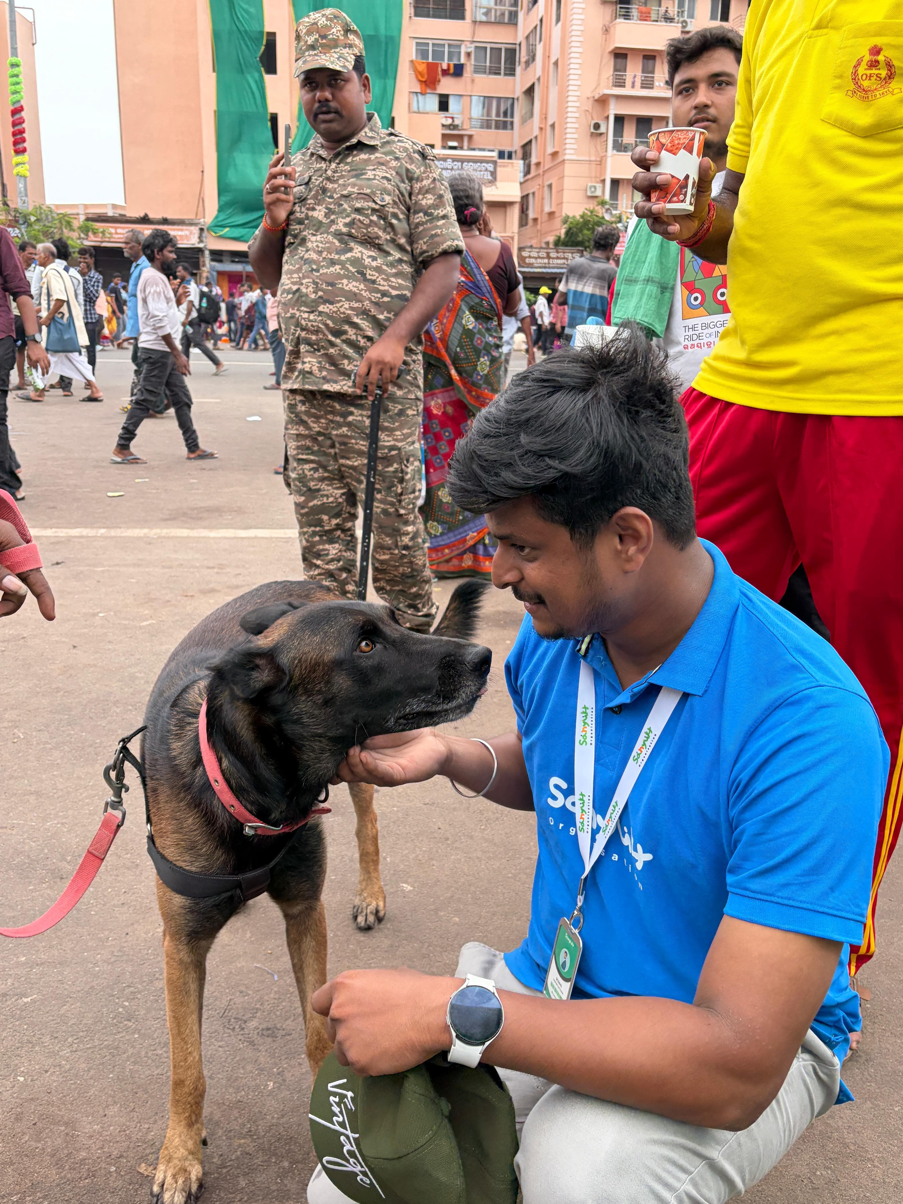 Sanyukt volunteers at work